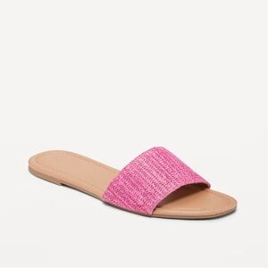 Old Navy Rafia Slide sandals